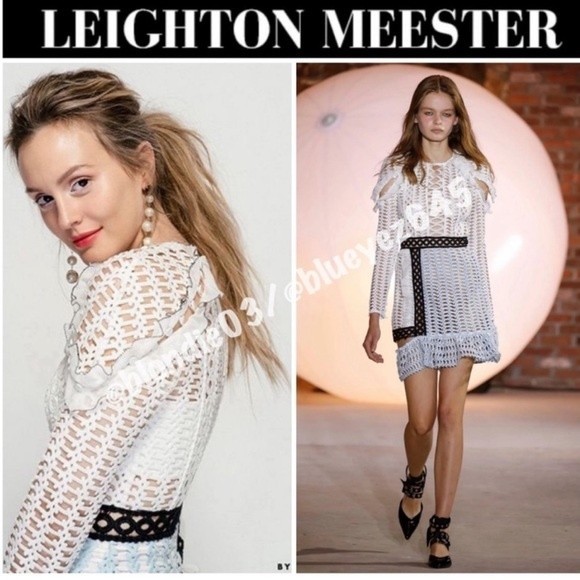 Self-Portrait Dresses & Skirts - Self-Portrait frill shoulder dress from the spring 2017 collection US8/UK12